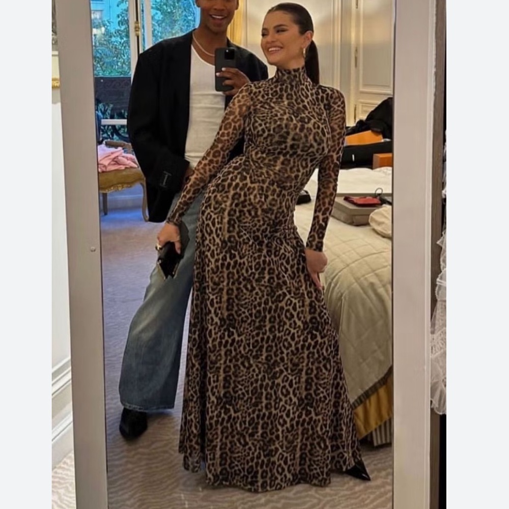 Ronny Kobo Leopard Gown
